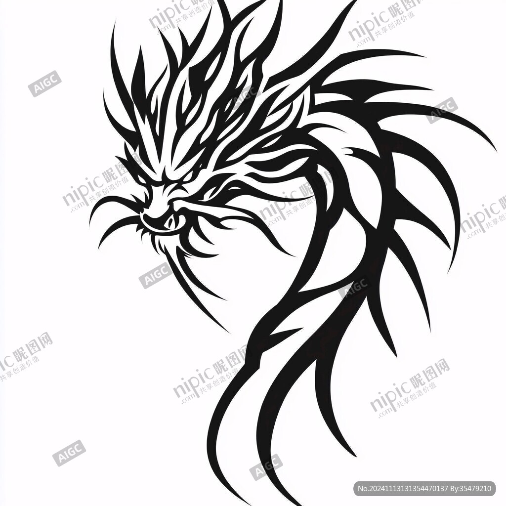 霸氣龍圖案