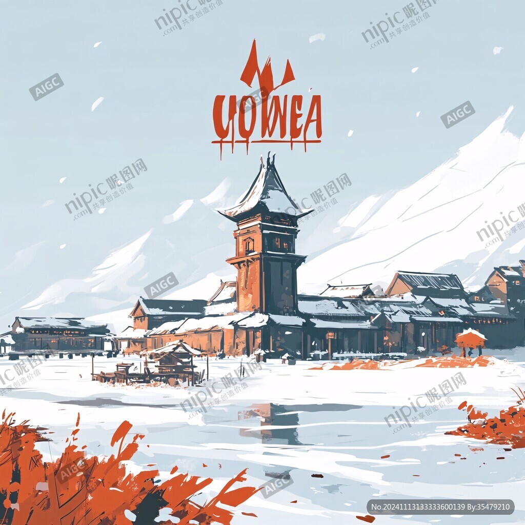 東北地區插畫