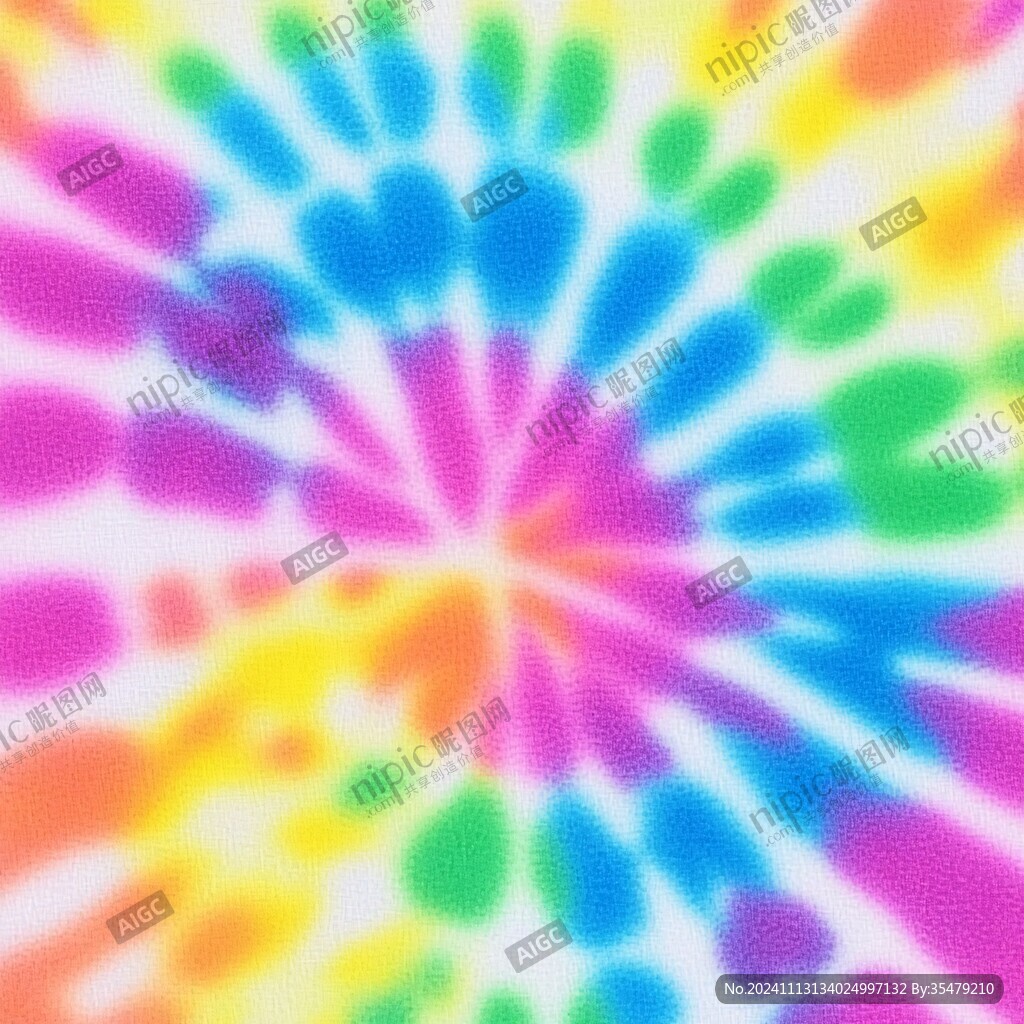 彩色放射背景海報