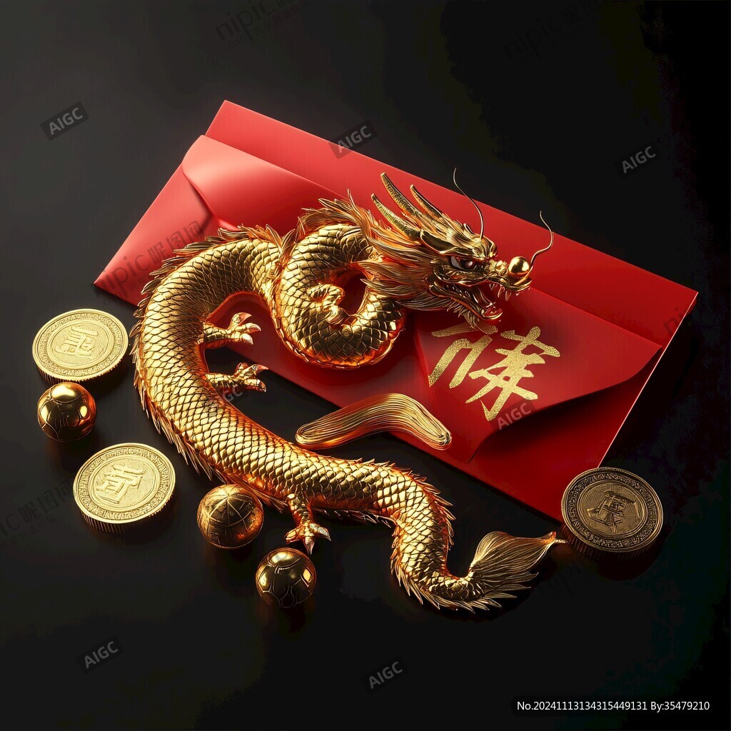創(chuàng)意龍年紅包