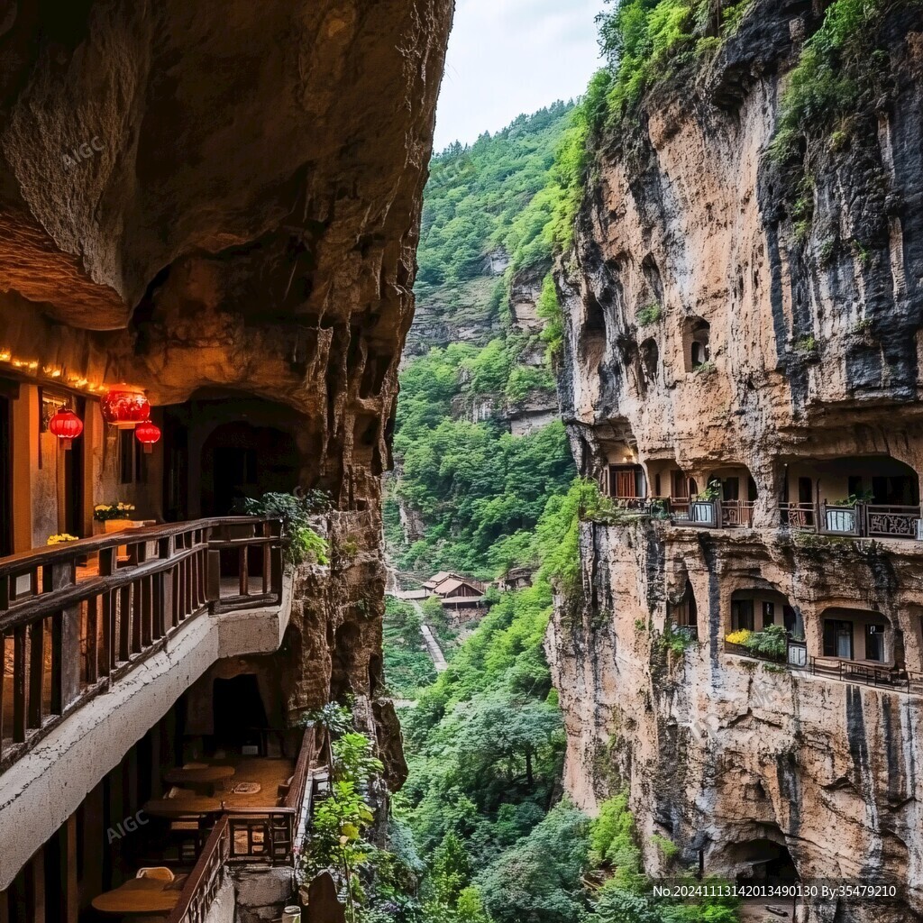 崖壁窯洞