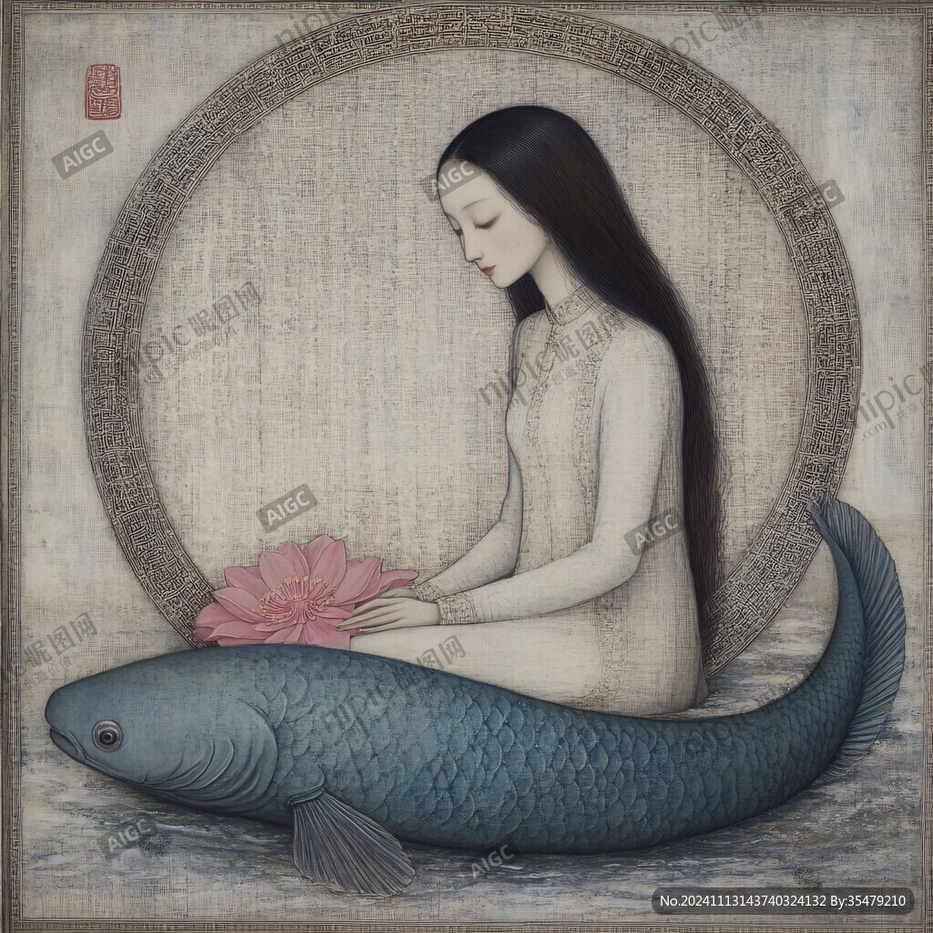 美人殖魚圖