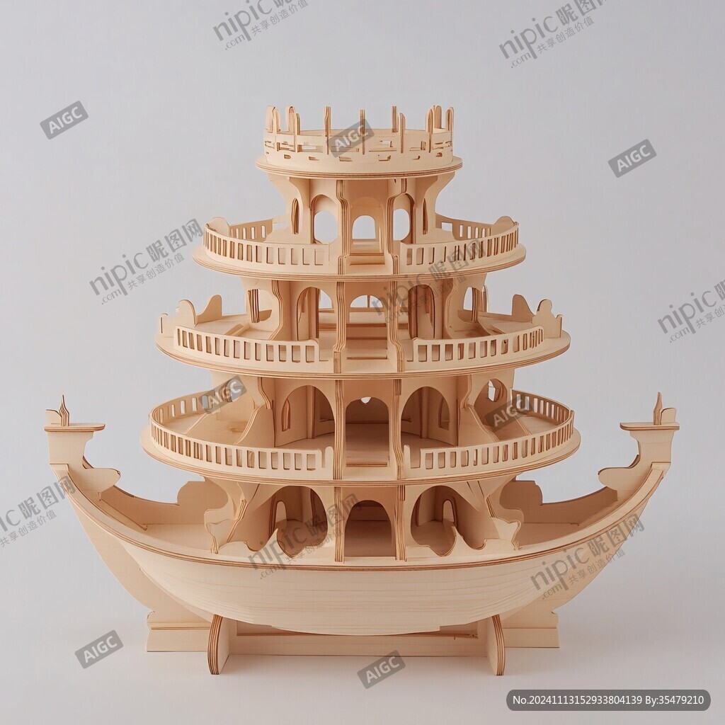福船結構模型