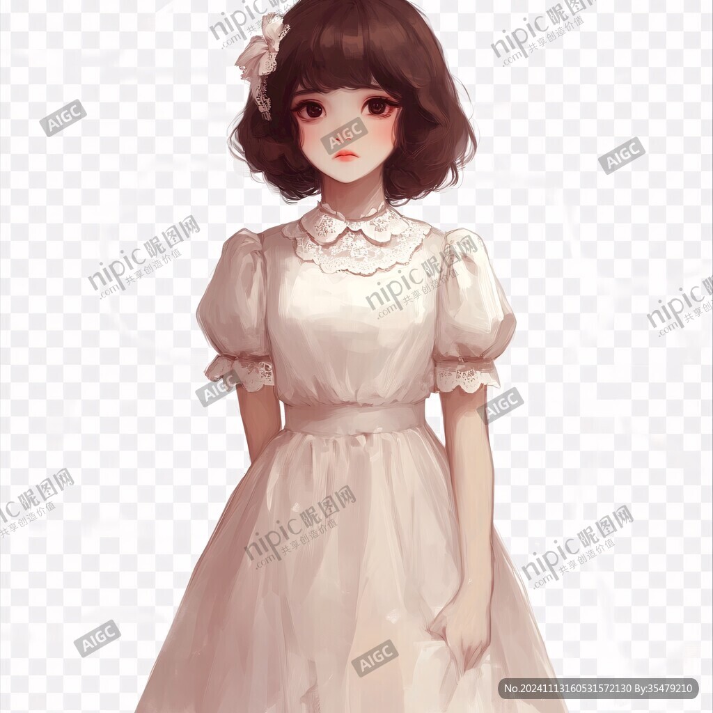 歐風少女卡通少女