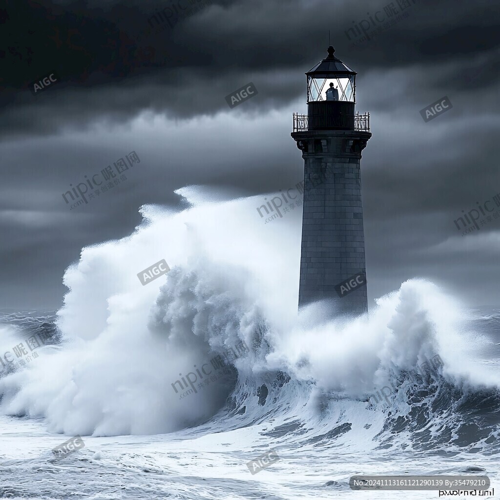 風(fēng)雨中海洋