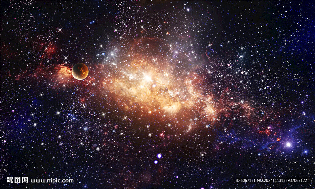 浩瀚宇宙星空背景墻
