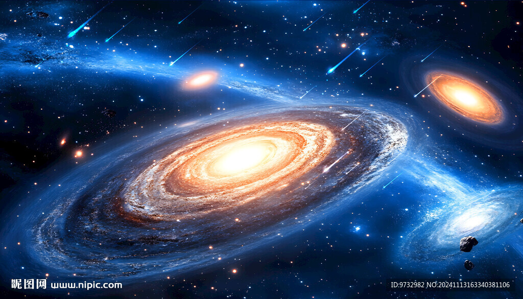 漩渦星空背景