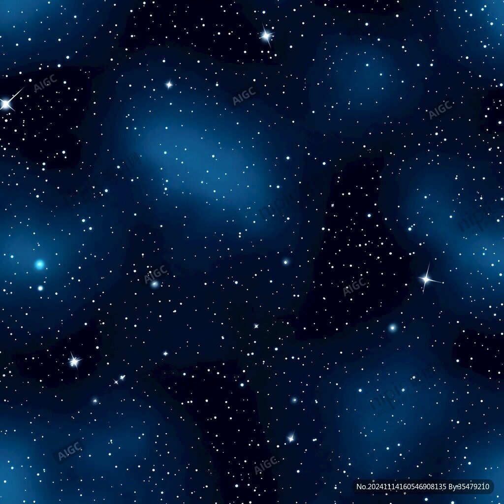 藍(lán)色星空圖案