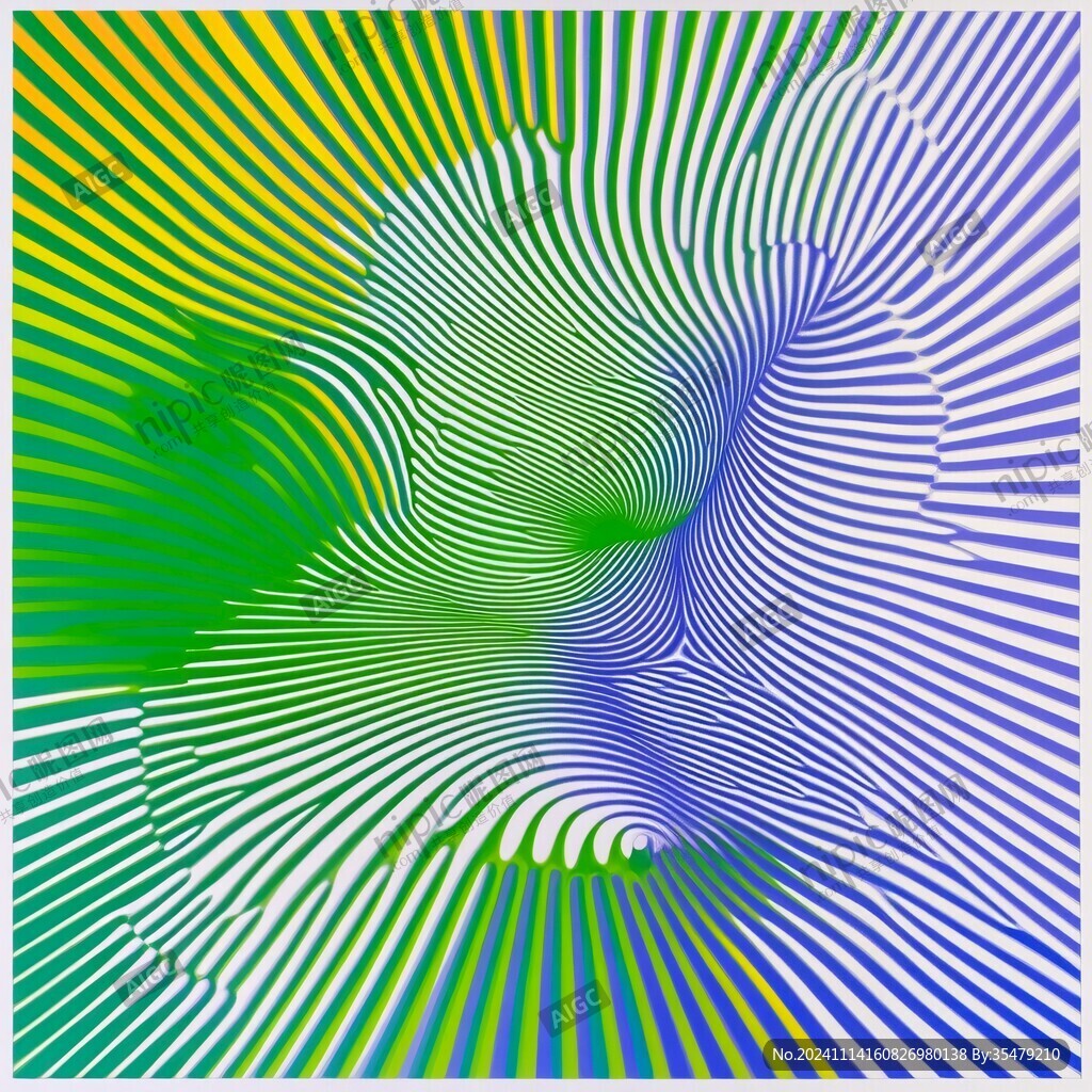 綠色漸變扭曲的