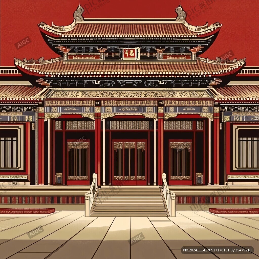 太廟插畫