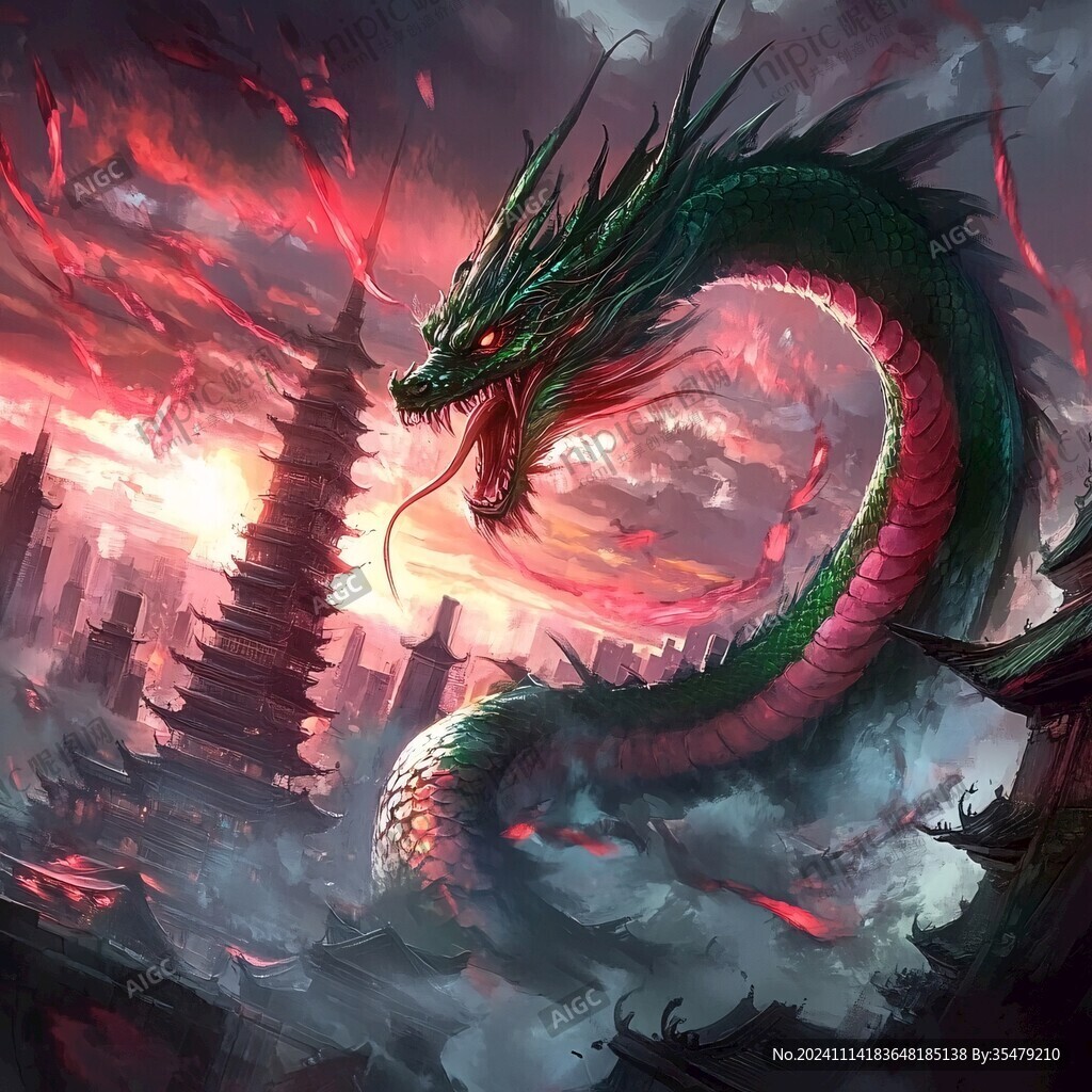 插畫龍年插畫
