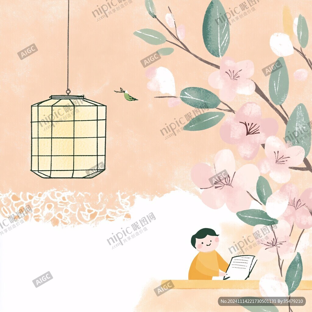 閱讀插畫插圖