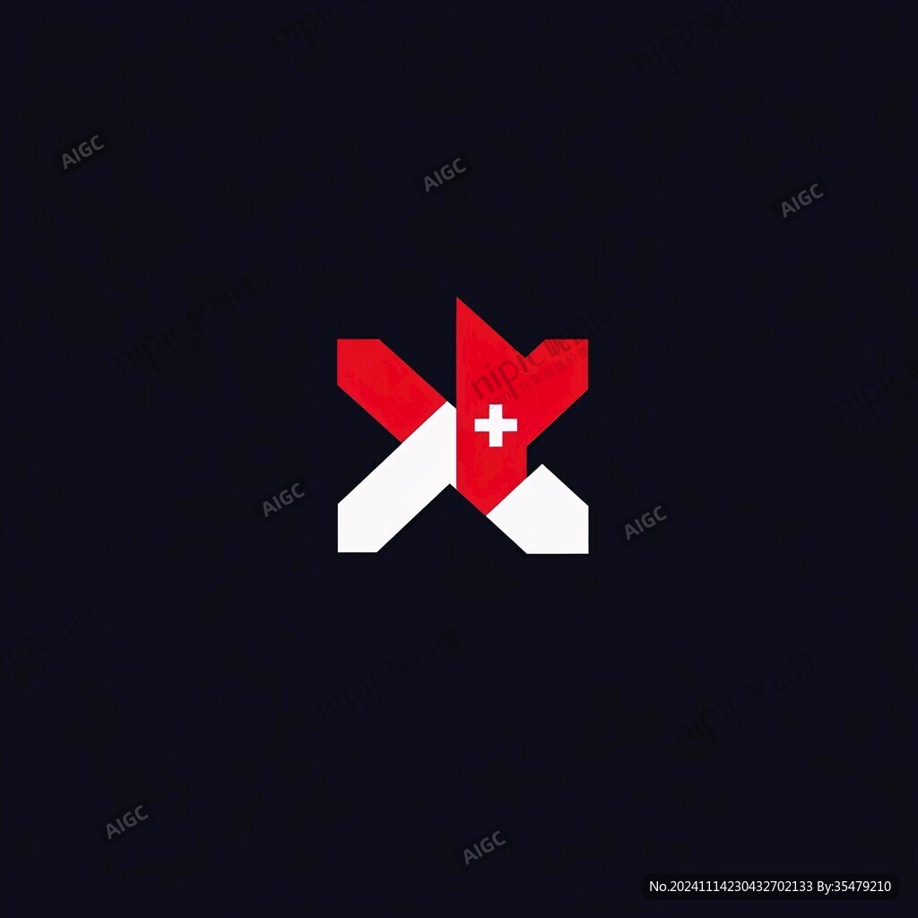 x十字logo