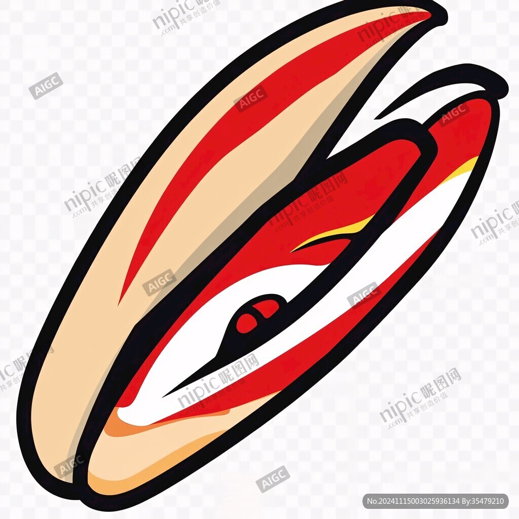 熱狗插畫logo
