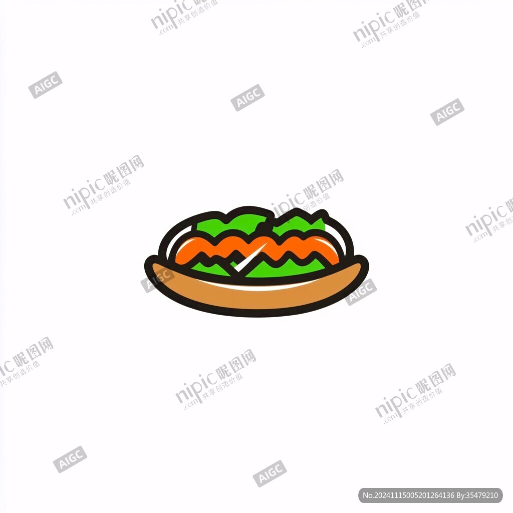 小吃食logo標志