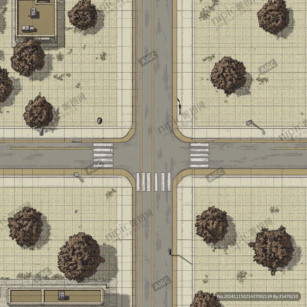 卡通道路模擬