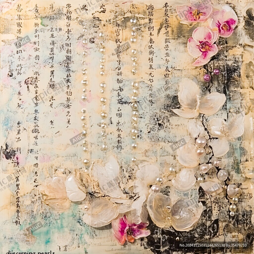 復古字畫背景