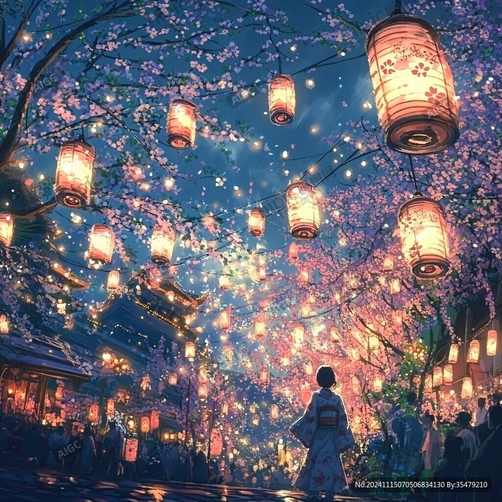 古風場景春暖花開