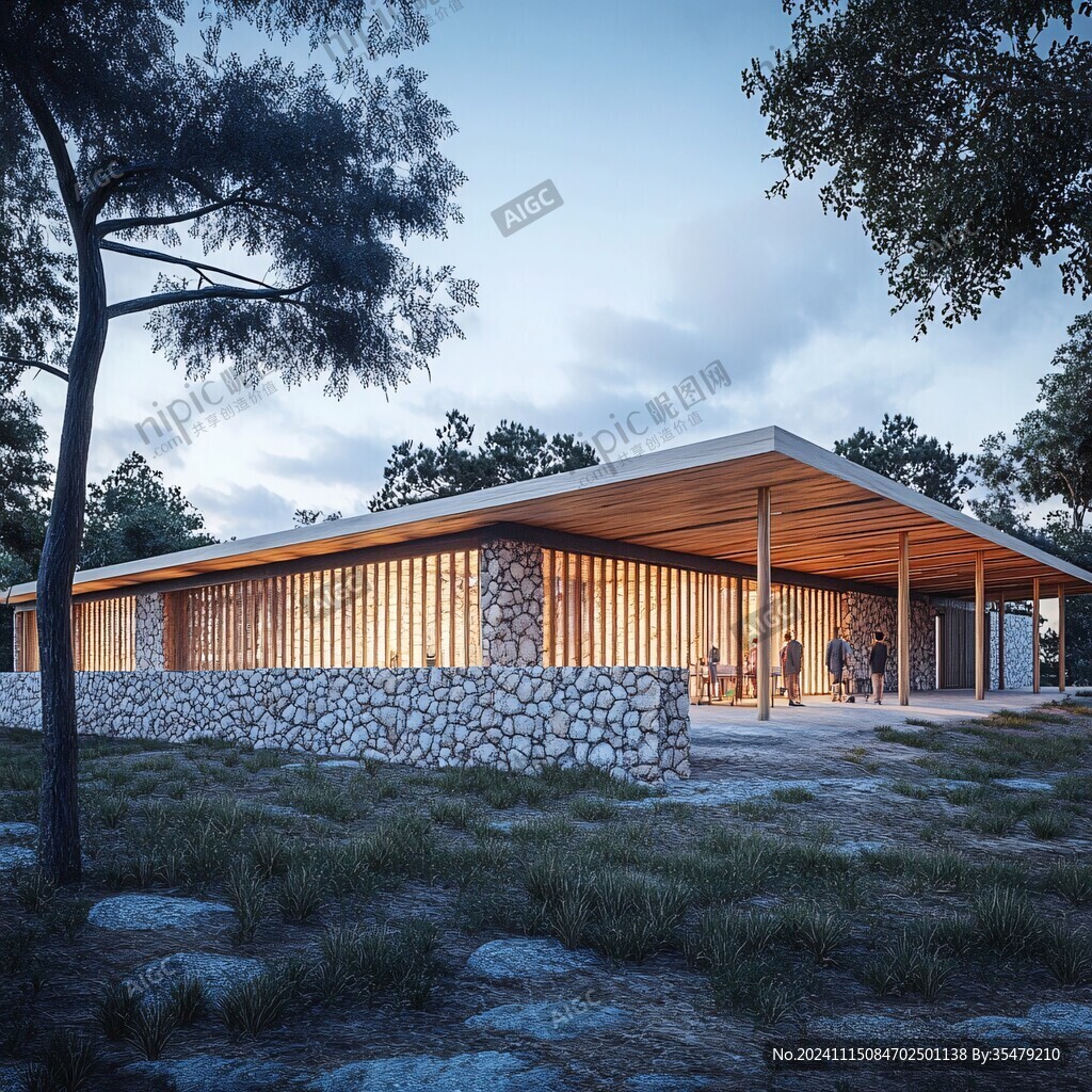 木石結(jié)合建筑