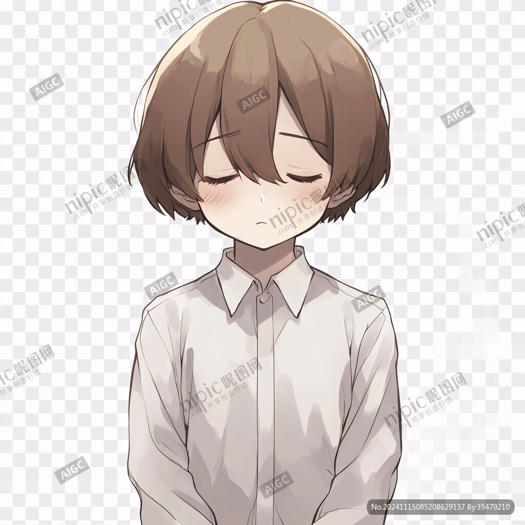 q版短發(fā)少女