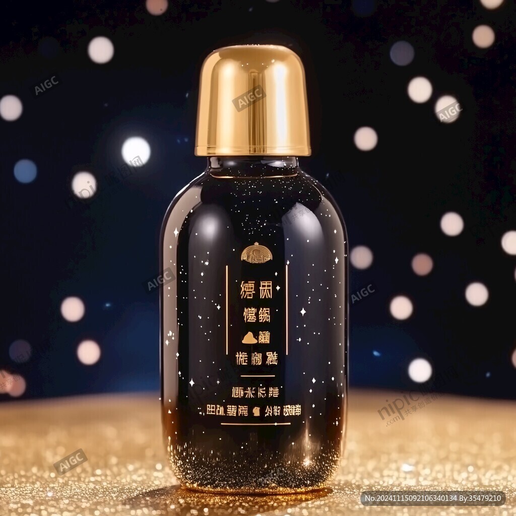 黑金瓶貼
