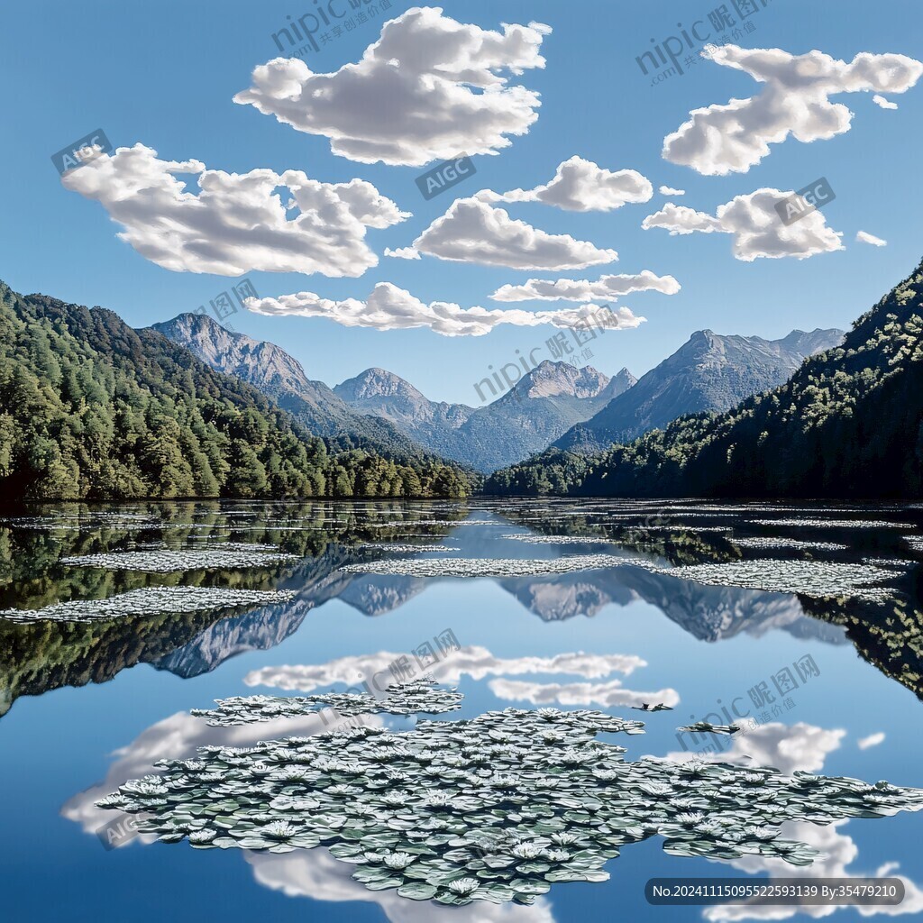 天空之鏡山水風(fēng)光