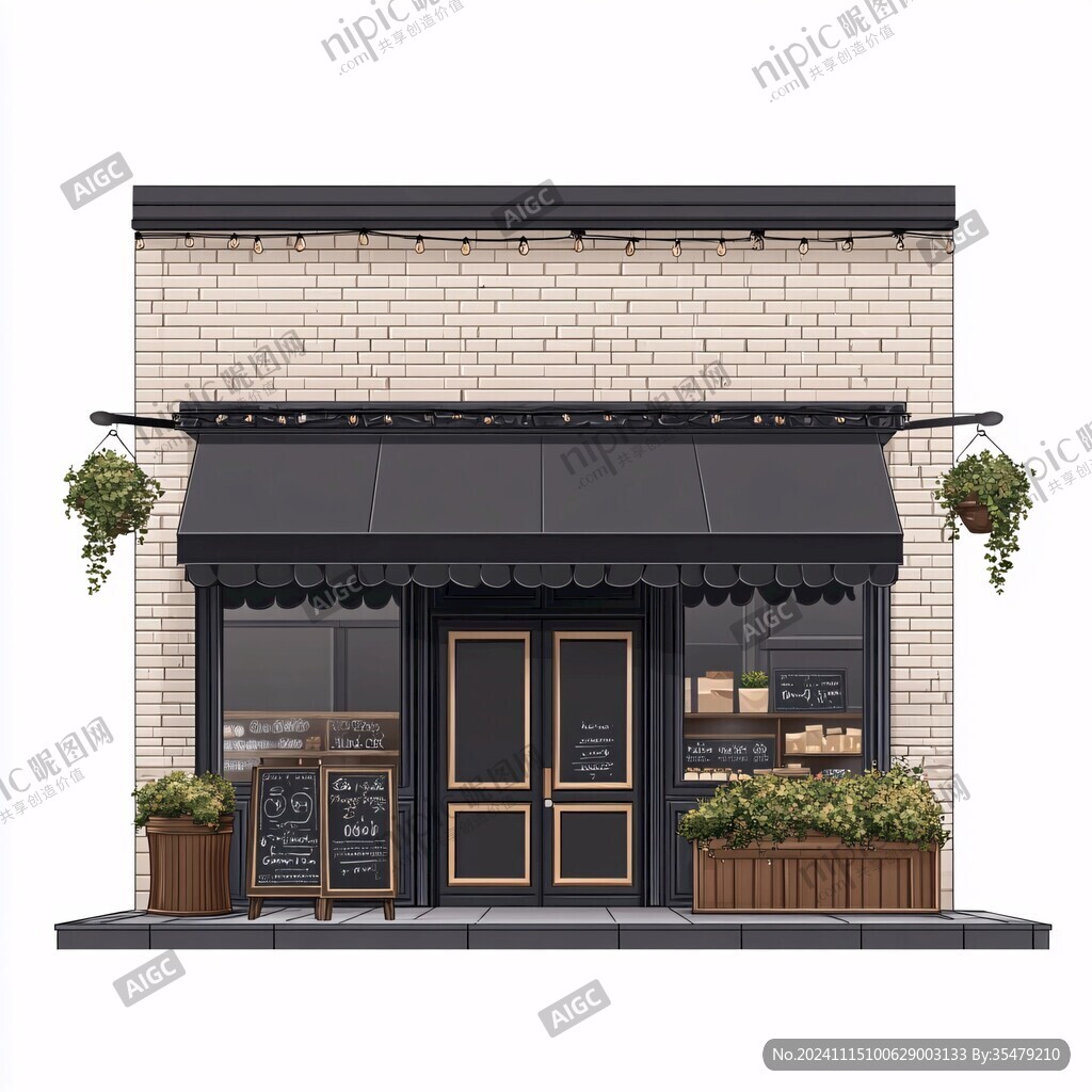糕點店門頭設計