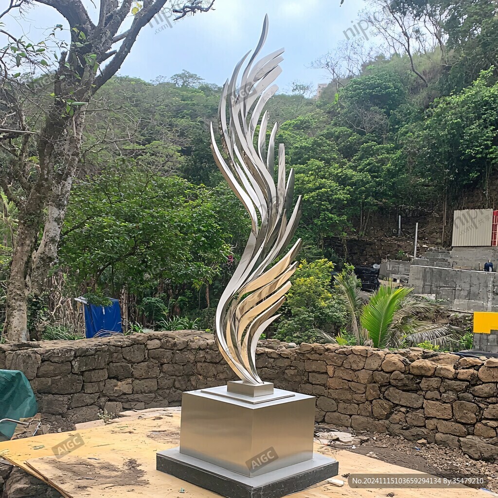 鳳凰標(biāo)志雕塑