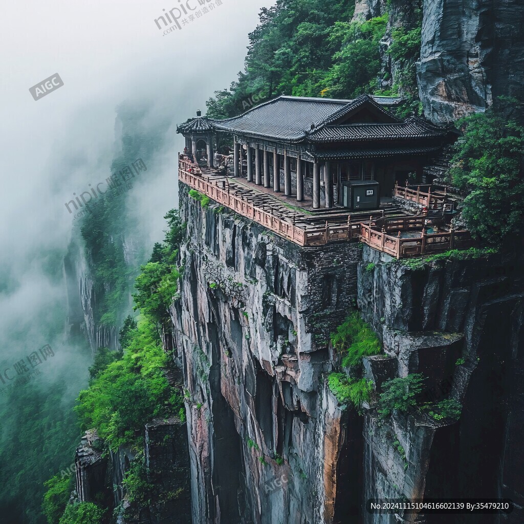樓閣絕壁