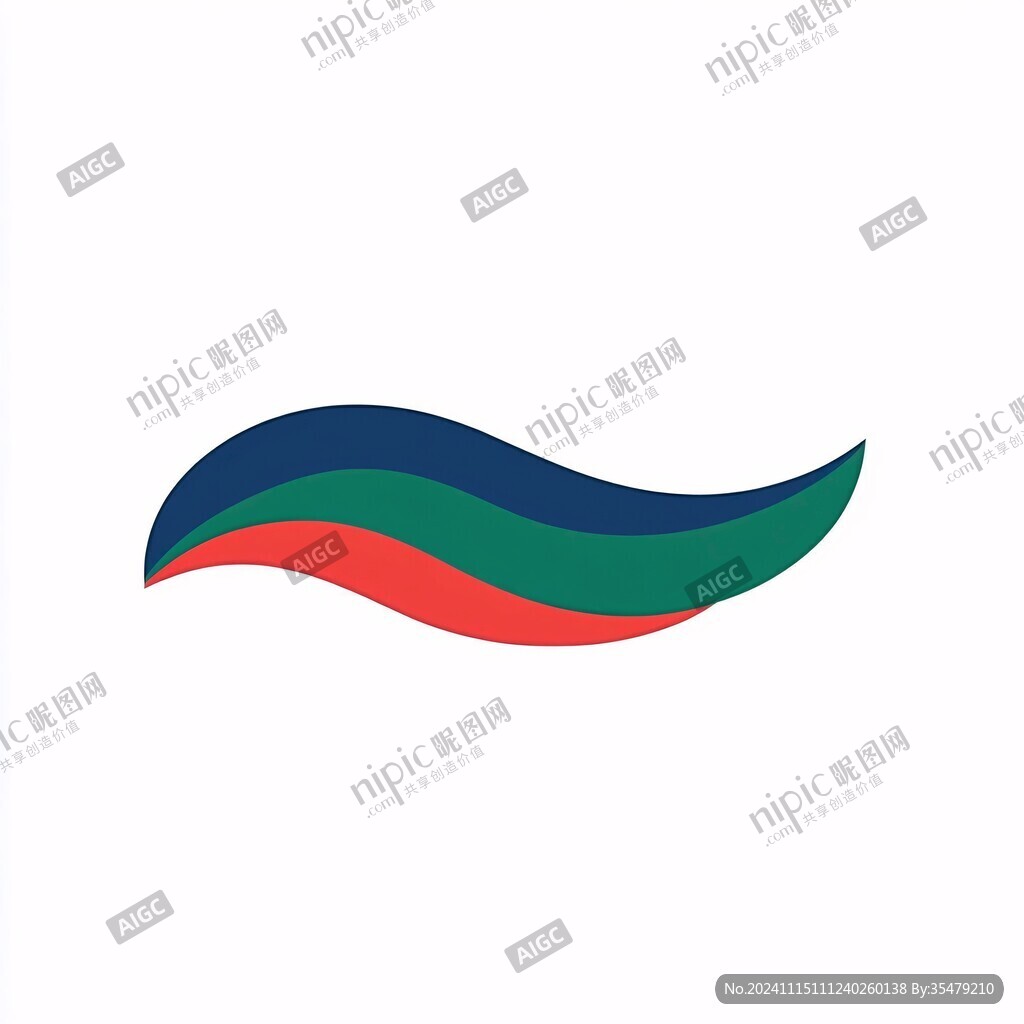 河流絲帶logo