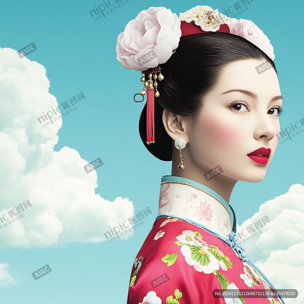 東方女性美女人物