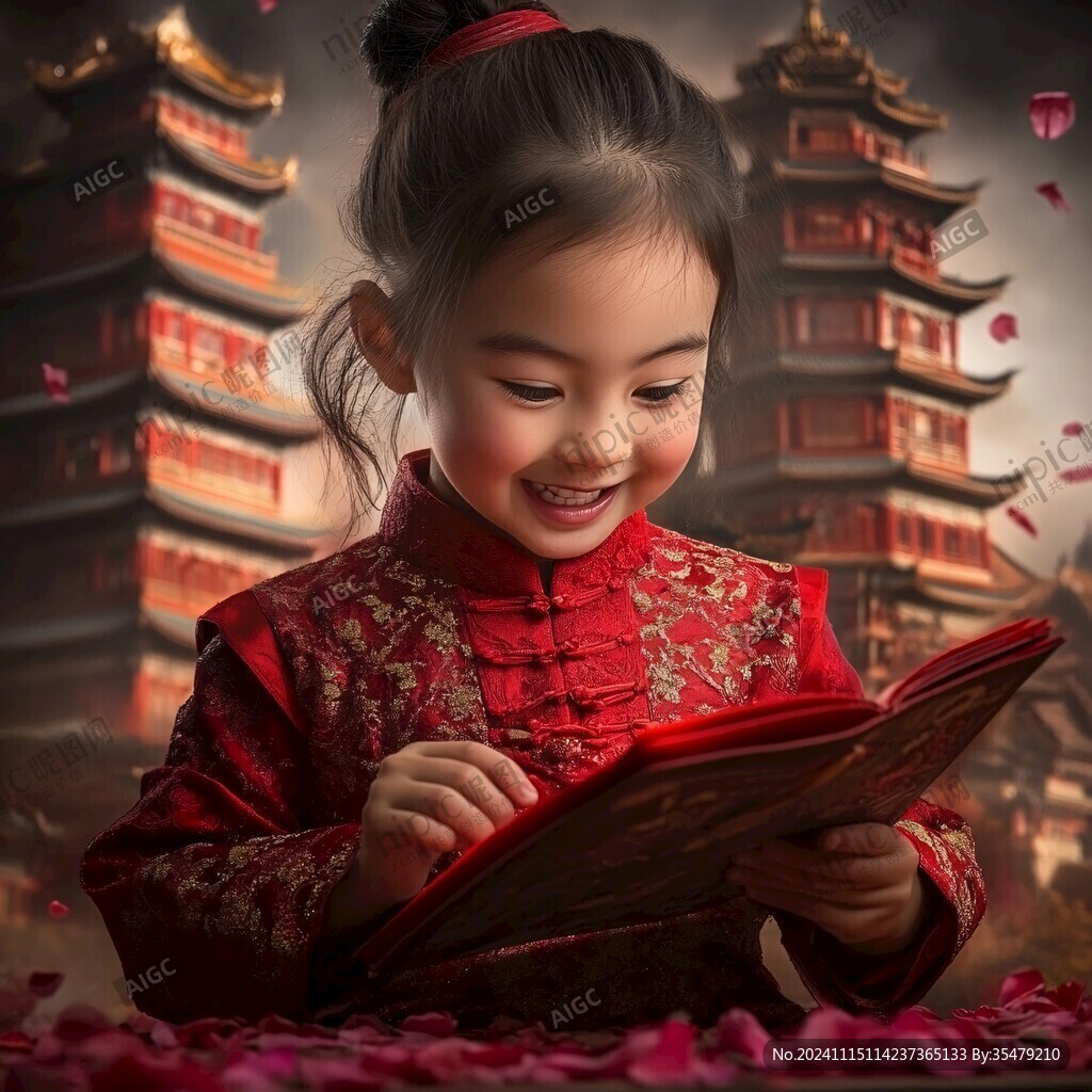 小孩拆紅包