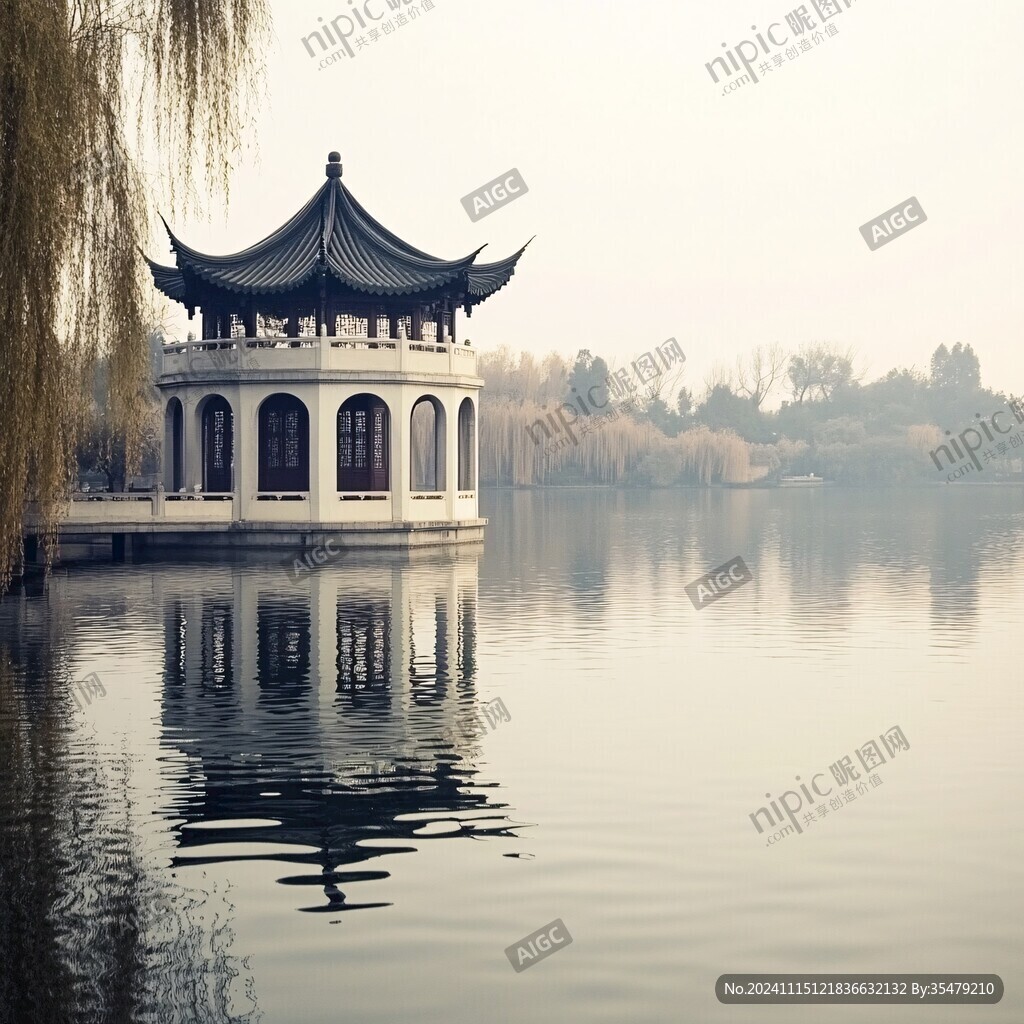 明湖秋色