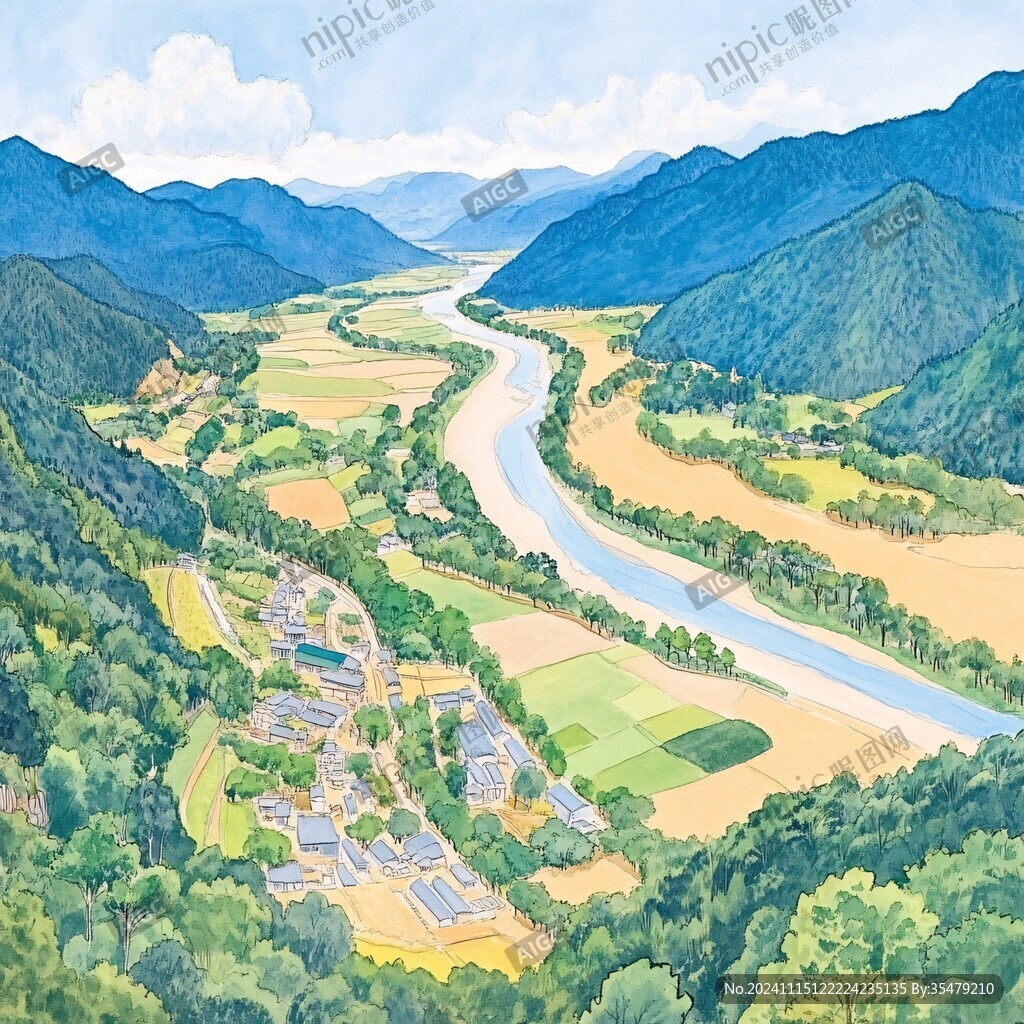 山川條田