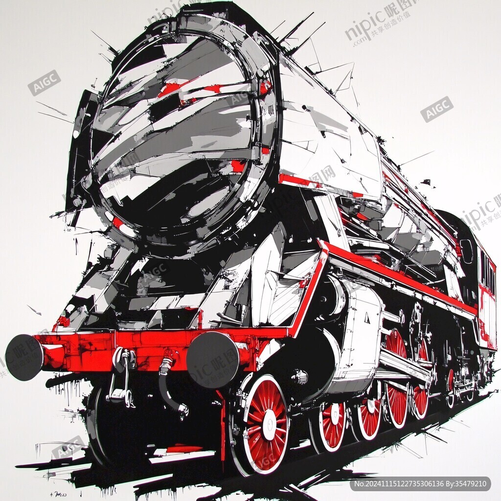 機(jī)車插畫