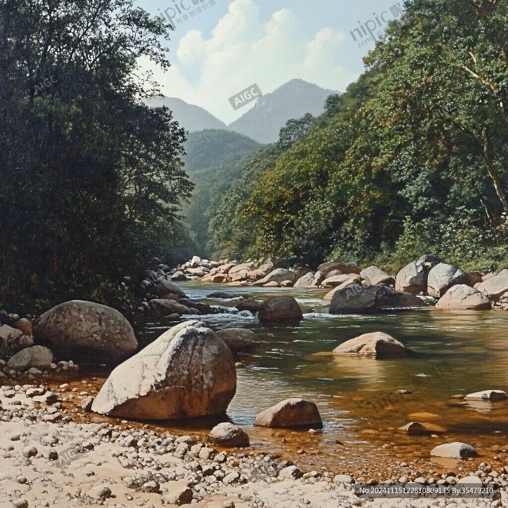 馬巒山溪流