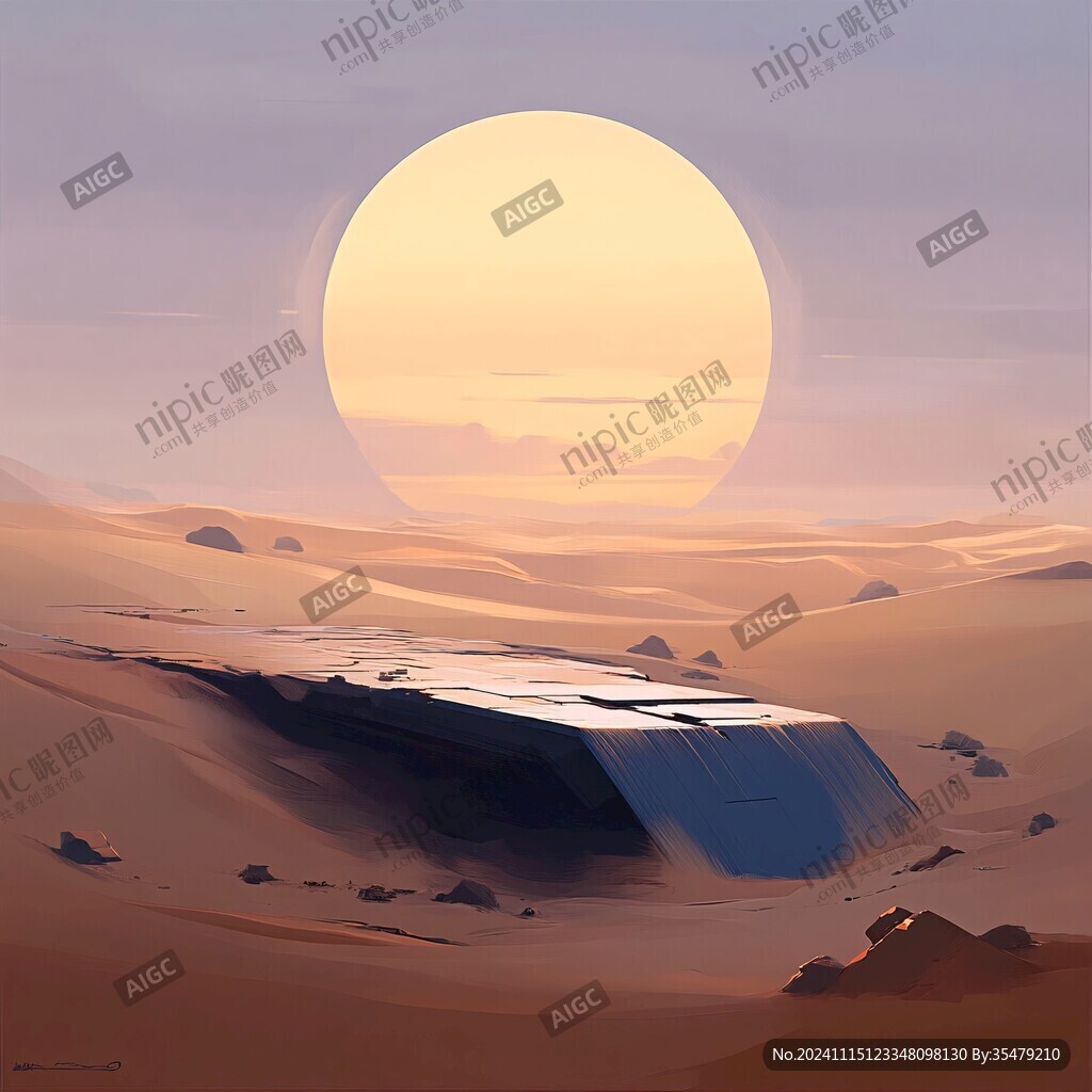 阿拉善插畫科技旅游