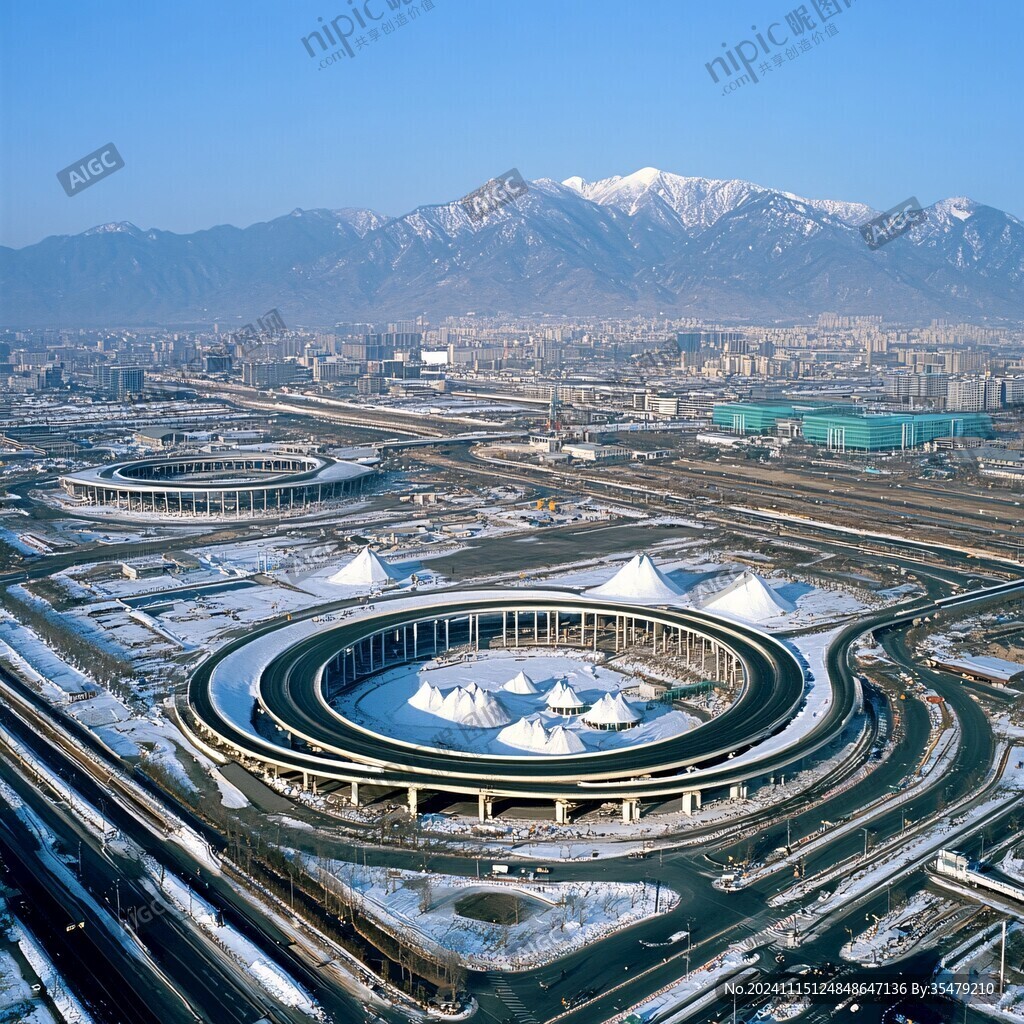 奧體冬景