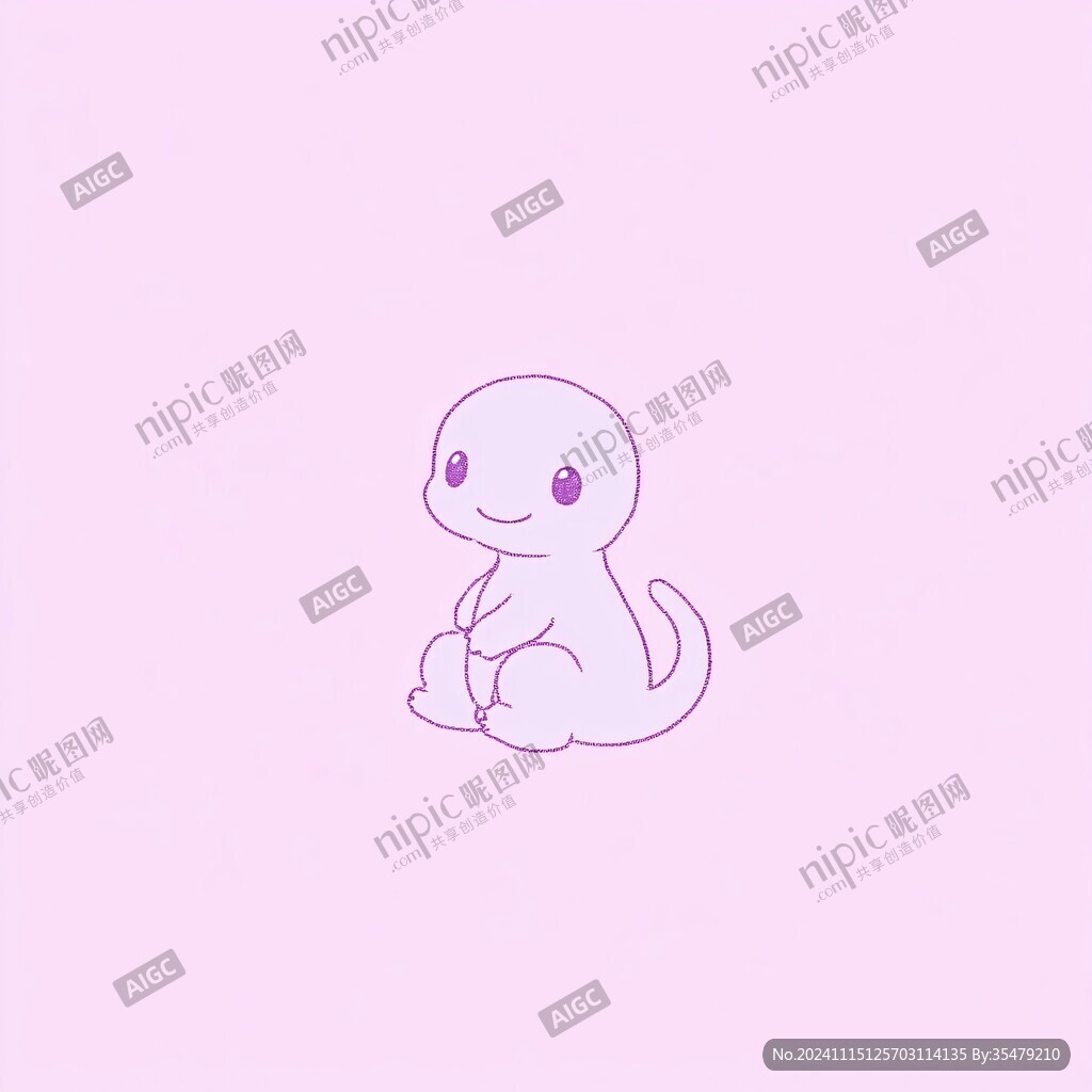 粉色卡通小精靈頭像