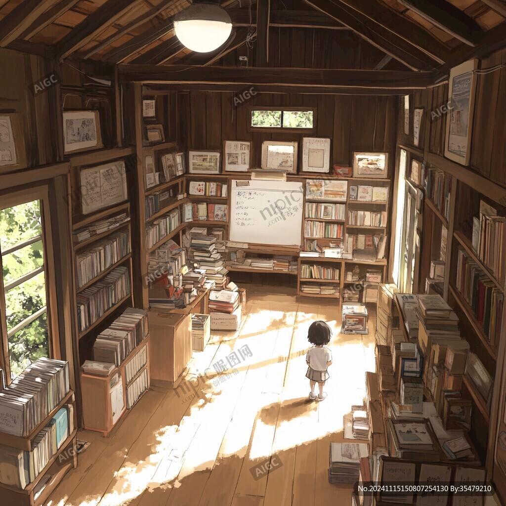 圖書館兒插