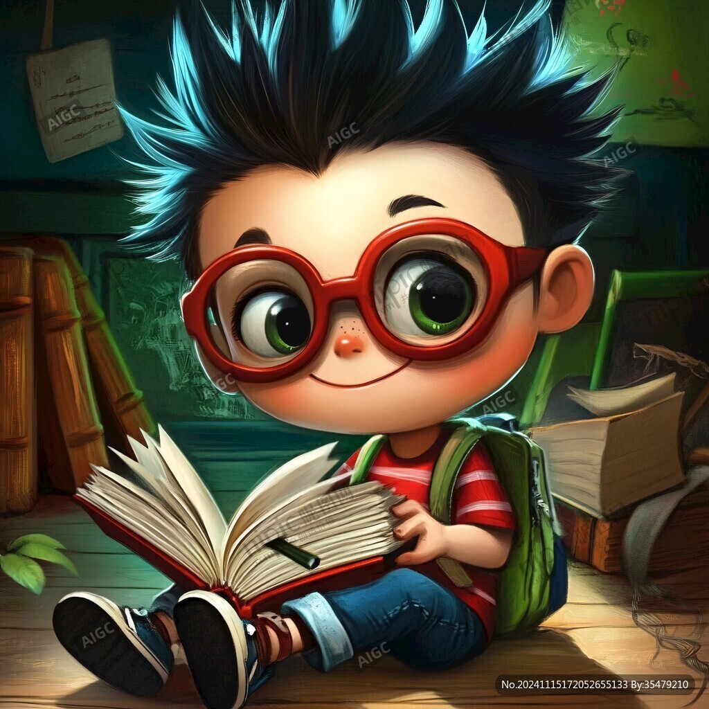 q版讀書人物