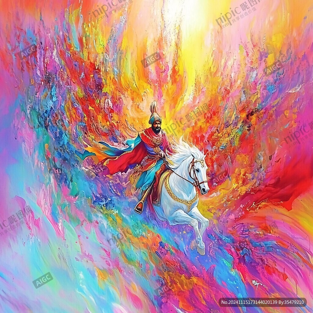 白龍馬插畫