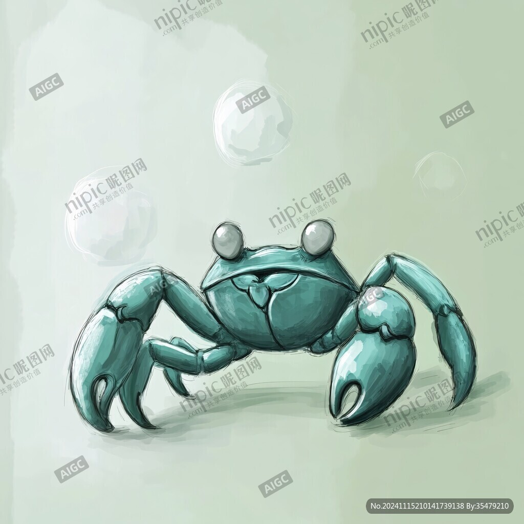 青蟹插畫