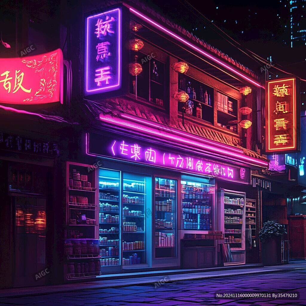 藥房藥鋪場景