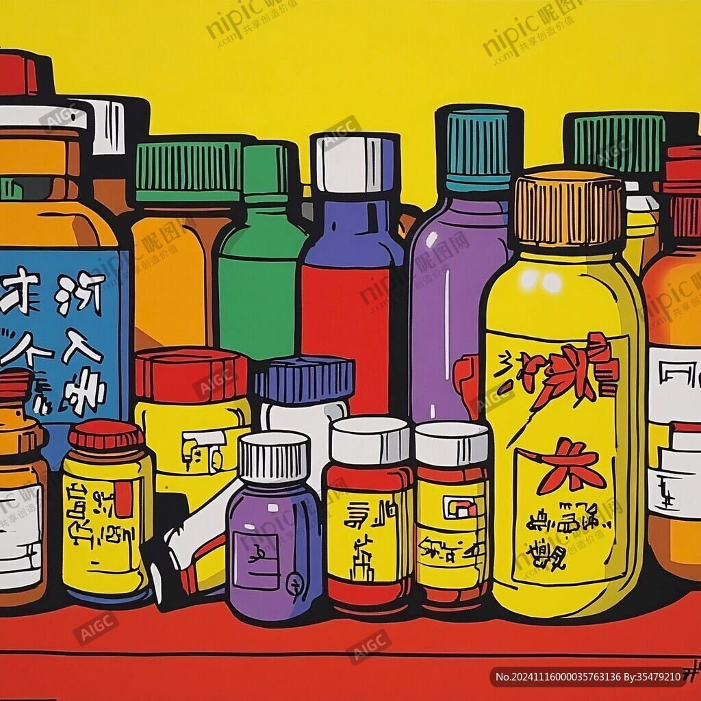 藥品包裝卡通圖案