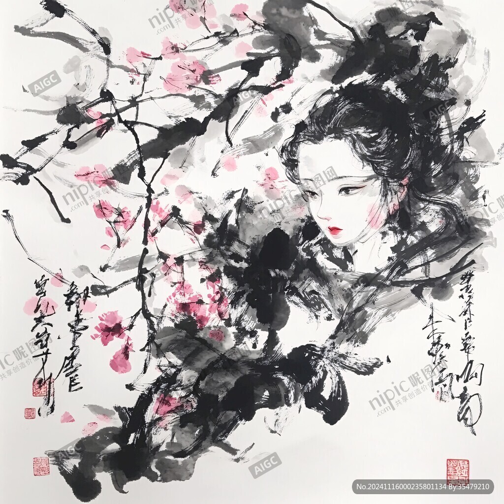 寫(xiě)意美女圖