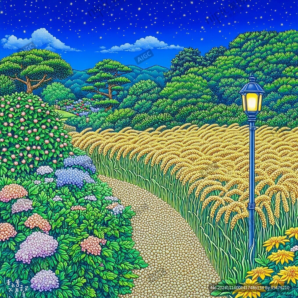 夜花園