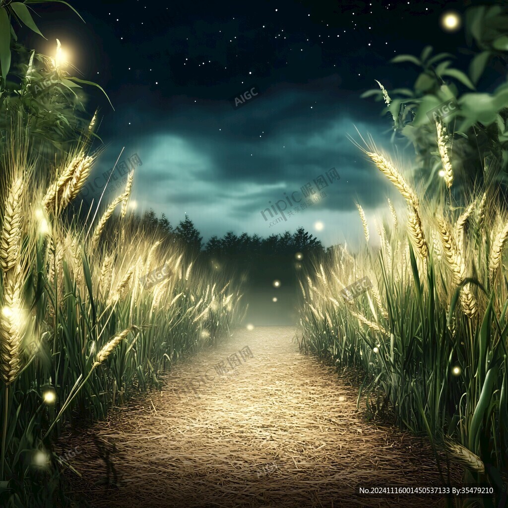 野外夜景圖