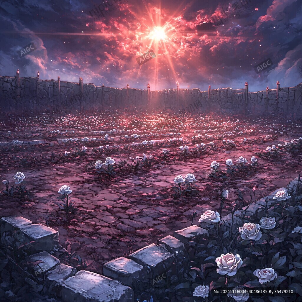 紅玫瑰瀑布派對效果圖