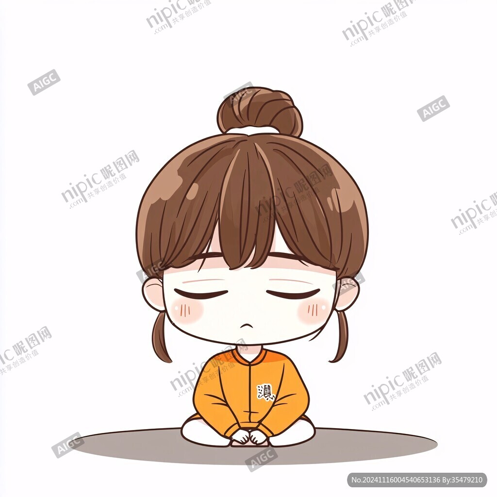 q版哭泣的小女孩